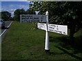 Direction Sign ? Signpost at Lower Green, Langley parish