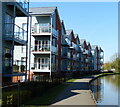 Apartments along the Worcester and Birmingham Canal