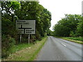 B9113 approaching junction with the A933