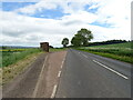 Bus stop and shelter on the A934 near Smithy House