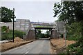 Rebuilt bridge over Horwood Road