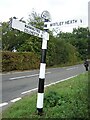 TM1231 : Direction Sign â Signpost on the B1352 in Mistley parish by John V Nicholls