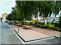 Parklet in the Bethel Street car park, Brighouse