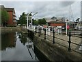 TA0928 : Lifting bridge, Railway Dock, Hull by Malc McDonald