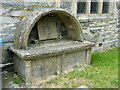 Canopied tomb in Llandrillo churchyard