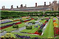 TQ1568 : Hampton Court Palace - the East Pond Garden by Martin Tester