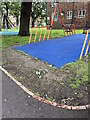 TQ3371 : Surfaces, playspace, Kingswood Estate, East Dulwich by Robin Stott