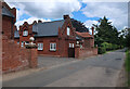 Moulton Road past Warren Place