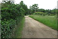 Bridleway by Weston Mill House