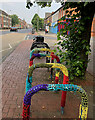 Crochet-clad cycle stands, Hull