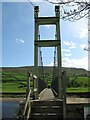SE0398 : Reeth suspension bridge by T  Eyre