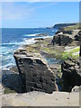 Rock architecture on the Northside coast