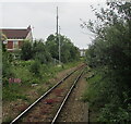 Railway from Dingle Road station towards Penarth station