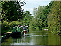 Canal moorings in Penkridge, Staffordshire