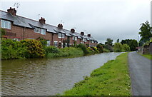 SJ4166 : Houses along the Shropshire Union Canal by Mat Fascione