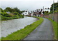 Towpath along the Shropshire Union Canal at Boughton