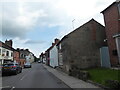 Part of the main street in Prees, Shropshire