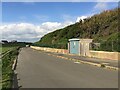 Steep bank beside College Road, Seaford