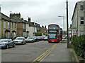 Buses at stand, Woodford Road, Watford Junction