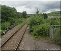 Maesteg Line from Ewenny Road station towards Maesteg station