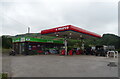 Service station on the A590, Newland