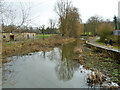 River Colne upstream of Wiggenhall Road bridge