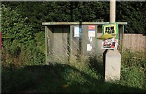TL4970 : Bus shelter on Ely Road, Chittering by David Howard