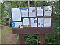 Notice board at Whixall Moss