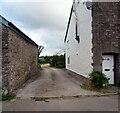 This way to the pub car park, Llandenny, Monmouthshire