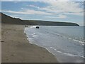 SH1726 : The beach at Aberdaron Bay by Oliver Dixon