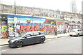 View of street art on a wall on Sclater Street #2