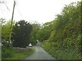 Minor road near Glan-yr-afon