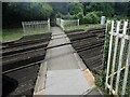 Foot crossing south of Otford station