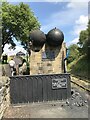 NZ2057 : Tanfield Railway: Water tanks at Andrews House Station by Anthony Foster