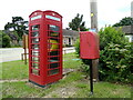 Lamarsh Postbox & Adopted Telephone Box