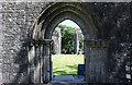 NX7447 : Archway at the West Facade, Dundrennan Abbey by Billy McCrorie