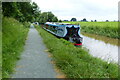 SJ6351 : Narrowboat moored along the Shropshire Union Canal by Mat Fascione