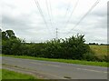 Pylons from the Caythorpe Road