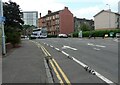 NS5567 : Cycle lane, Clarence Drive by Richard Sutcliffe