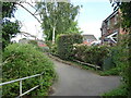 This is a branch from a public footpath behind Nailsworth Close