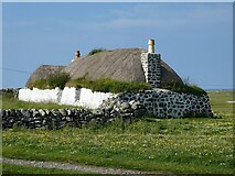 NL9547 : Tiree - Rear view of thatched blackhouse by Rob Farrow
