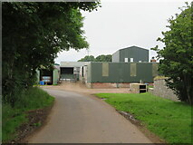 NT7569 : Hoprig farm buildings by M J Richardson