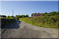 SJ2418 : Lane to Coedmawre Farm by P Gaskell