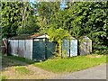 Dilapidated garages - St David