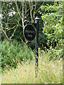 TL8738 : Sheepcote Farm sign by Geographer