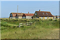 Houses on the shore at Hamlet of Shellness