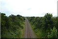 TA1373 : Looking east along the railway by DS Pugh