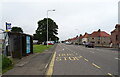 Bus stop and shelter on Wellesley Road (B931), Buckhaven