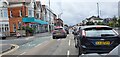 Traffic queuing on Holdenhurst Road