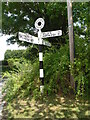 Direction Sign ? Signpost on the B4022 in Finstock